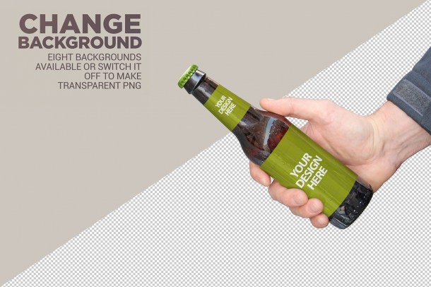 6 Get Beer Bottle Mockup (1820)